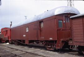 Great Northern Railway Outfit Car X2385 at Havre, Montana in 1972.