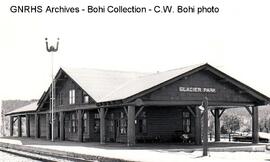 Great Northern Depot at Glacier Park, Montana, 1976