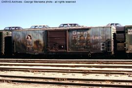 Great Northern Boxcar 39836 at Belen, New Mexico, 1981