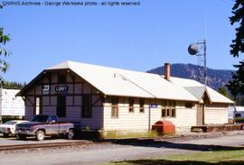 Great Northern Depot at Libby, Montana, 1990