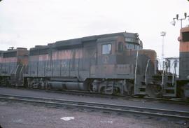 Great Northern Railway 3012 at Whitefish, Montana in 1969.