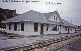 Great Northern Depot at Blaine, Washington, undated