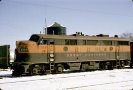 Great Northern Railway 275-A at Minneapolis Junction, Minnesota in 1970.