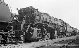 Great Northern Steam Locomotive 2047 at Superior, Wisconsin in 1959.