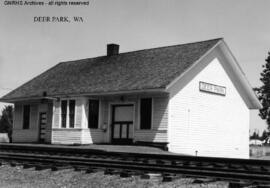 Great Northern Depot at Deer Park, Washington, undated