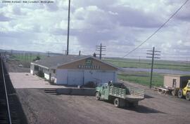 Great Northern Depot at Bainville, Montana, 1986