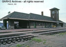 Great Northern Depot at Fargo, North Dakota, undated