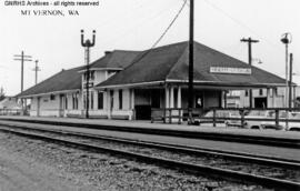 Great Northern Depot at Mount Vernon, Washington, undated