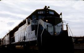 Great Northern Railway 425 at Havre, Montana in 1969.