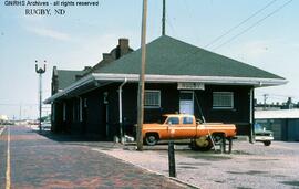 Great Northern Depot at Rugby, North Dakota, undated