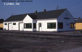 Great Northern Depot at Cando, North Dakota, undated