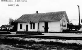 Great Northern Depot at Borup, Minnesota, undated