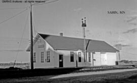 Great Northern Depot at Sabin, Minnesota, undated