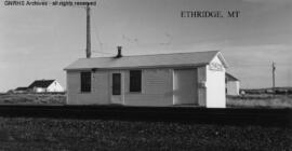 Great Northern Depot at Ethridge, Montana, undated