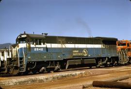 Great Northern Railway 2542 at Whitefish, Montana in 1969.