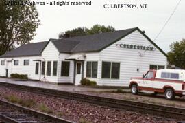 Great Northern Depot at Culbertson, Montana, undated