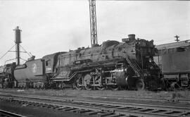 Great Northern Steam Locomotive 3384 at Minneapolis Junction, Minnesota in 1957.