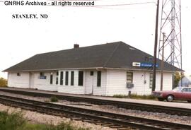 Great Northern Depot at Stanley, North Dakota, undated