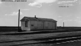 Great Northern Depot at Hartland, North Dakota, undated