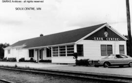 Great Northern Depot at Sauk Centre, Minnesota, undated