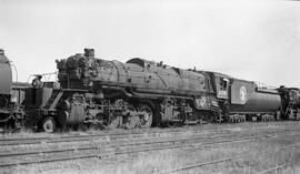 Great Northern Steam Locomotive 2005 at Superior, Wisconsin in 1959.