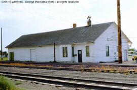 Great Northern Depot at Stanford, Montana, 1990