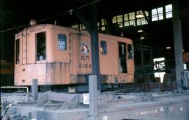 Great Northern Railway Crane X1843 at Ballard, Washington in 1967.