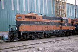 Great Northern Railway 666 at Minneapolis Junction, Minnesota in 1969.