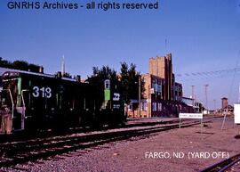 Great Northern Depot at Fargo, North Dakota, undated