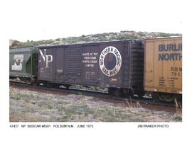 Northern Pacific Freight Car Number 8591, Folsum, New Mexico, 1975