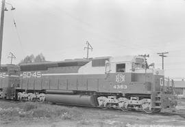 Electro-Motive Division of General Motors diesel locomotive 4353 at Auburn, Washington on April 2...