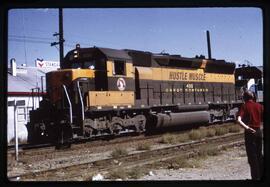 Great Northern Diesel Locomotive 400 at Wenatchee, Washington, 1969