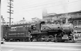 Northern Pacific steam locomotive 1126 at Seattle, Washington, in 1949.