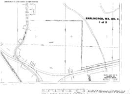 Plat Map of Pacific Coast Railroad Facilities at Earlington, Washington, 1965