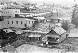 Chicago, Milwaukee, St. Paul & Pacific Railroad Company town at Saint Maries, Idaho, circa 1914.