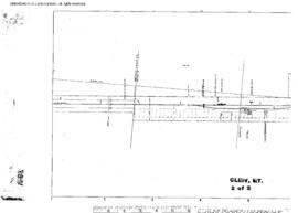 Plat Map of Great Northern Facilities at Cleiv, Montana, 1915