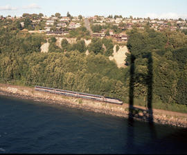 Amtrak passenger train number 796 at Tacoma, Washington in June 1979.