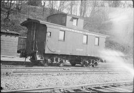 Northern Pacific Railroad Caboose Number 1916, circa 1925.