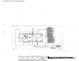 Great Northern Engineering Drawing, Depot at Coeur D'Alene, Idaho, 1939