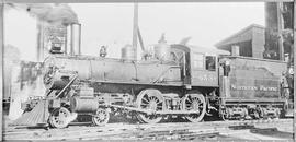 Northern Pacific steam locomotive 653, circa 1920.