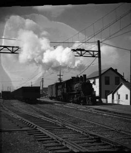 Pacific Coast Railroad steam locomotive number 16 at Renton, Washington in 1951.