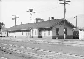 Northern Pacific station at Easton, Washington, in 1944.