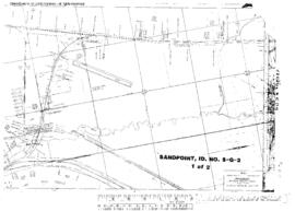 Plat Map of Burlington Northern Facilities at Sandpoint, Idaho, 1973