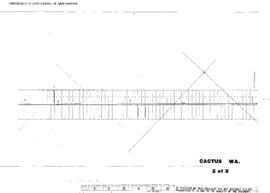 Plat Map of Northern Pacific Facilities at Cactus, Washington, 1944