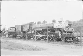 Union Pacific Railroad steam locomotive number 3203 at Portland, Oregon, undated.