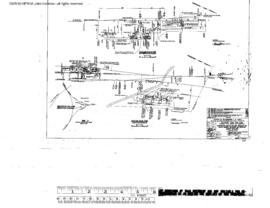 Northern Pacific Engineering Drawing, Union Pacific and Northern Pacific Station Facilities at At...