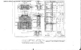 Great Northern Engineering Drawing: Details of Piers, Bridge 2.8 - Wenatchee River, North of Olds...
