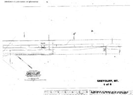 Plat Map of Northern Pacific Facilities at Greycliff, Montana, 1949