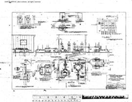 Northern Pacific Engineering Drawing, Diesel Fueling Facilities at Auburn, Washington, 1969