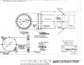 Great Northern Engineering Drawing, Power House at Havre, Montana, 1963